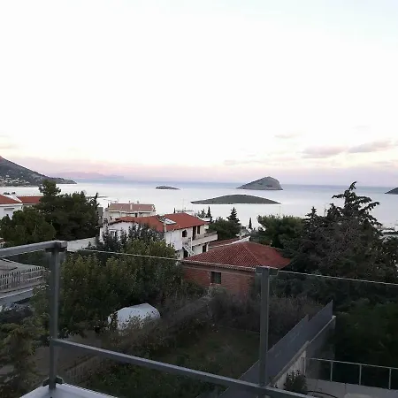 Seaview Pool Villa Near Beach And Athens Airport Porto Rafti Exterior photo