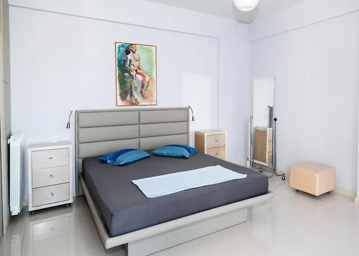 Seaview Pool Villa Near Beach And Athens Airport