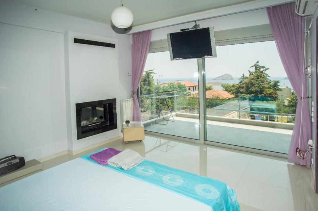 Seaview Pool Near And Athens Airport Villa