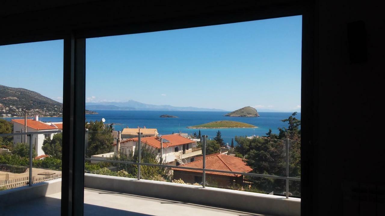 Seaview Pool Near And Athens Airport Villa *
